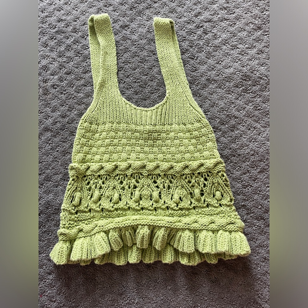 Zara Green Knit Top!